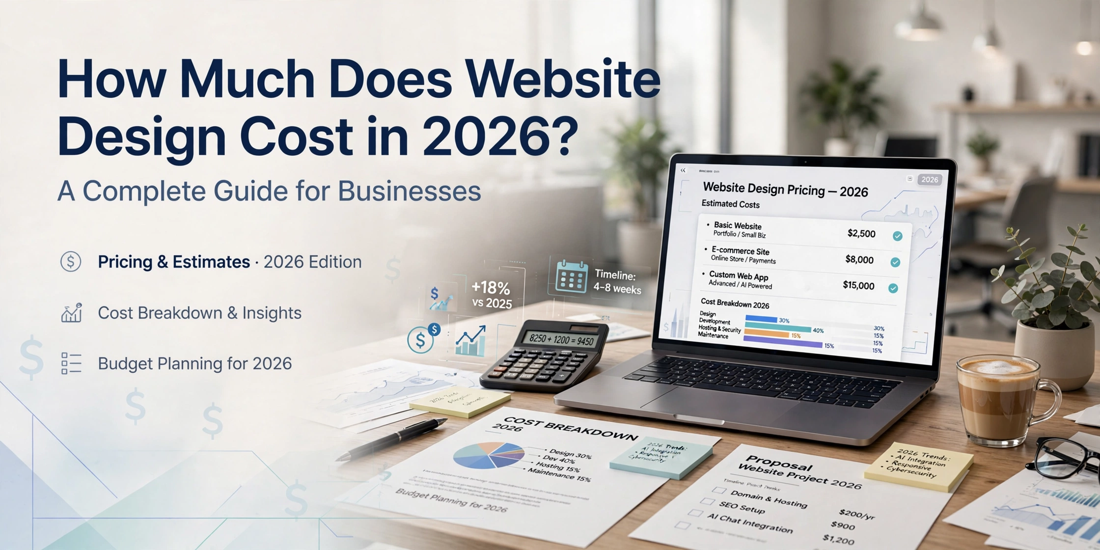 How Much Does Website Design Cost in 2026? A Complete Guide for Businesses<br />
